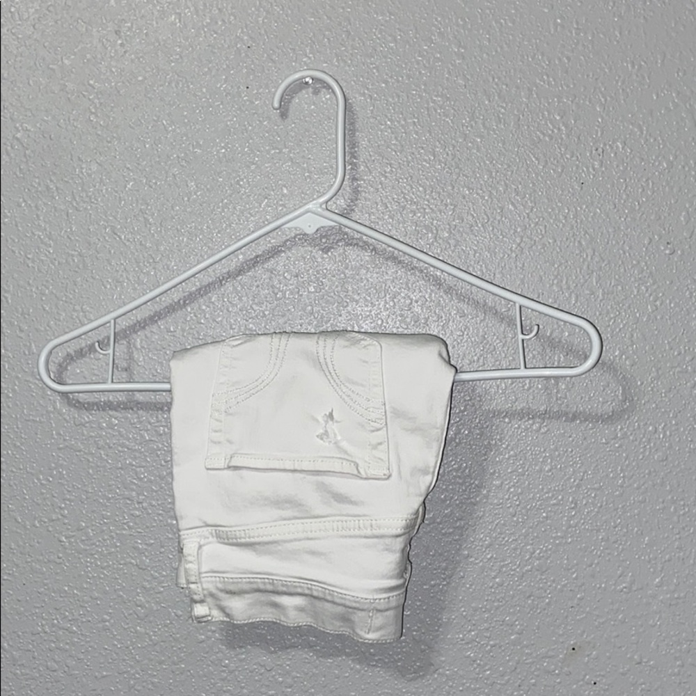 Hollister White Highwaisted Shorts